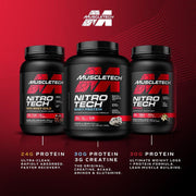 Proteína Polvo Muscletech Nitro Tech 100% Whey Gold 5.03 Lbs 69 Servicios