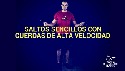Salto Sencillo Con Cuerdas Para Saltar de Alta Velocidad Bold Tribe®