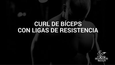 Curls de Biceps Con Bandas de Resistencia Bold Tribe