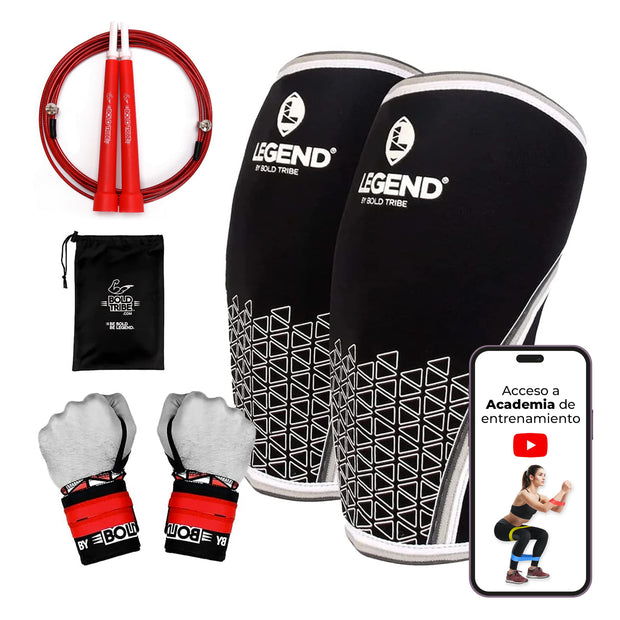 Rodilleras crossfit 7mm bold tribe rodilleras deportivas rodilleras para ejercicio gym entrenamiento kneepads