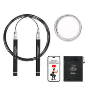 Cuerda para saltar con balero metálico cuerda para saltar golden pro de bold tribe speed rope comba de salto auto ajuste self lock