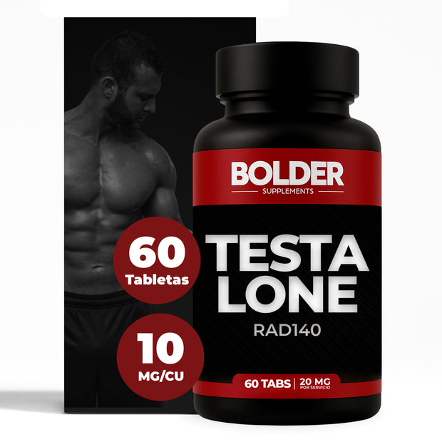 Testalone RAD-140 | Precursor Testo Fuerza Volumen | 60 Tabletas 30 Servicios 20mg | Bolder