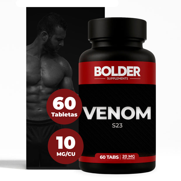 Venom S23 | Definición Extrema | 60 Tabletas 30 Servicios 20mg | Bolder