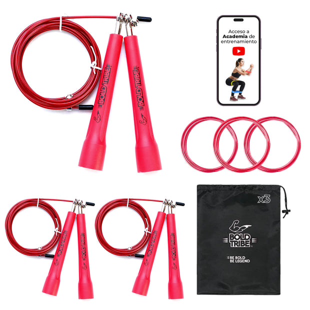 Cuerda para saltar con balero metálico cuerda para saltar master jump de bold tribe speed rope comba de salto 