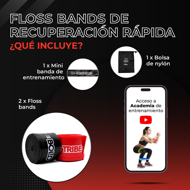 floss Bands Bandas de Recuperación Rápida Bold Tribe