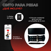 Cinturón Powerlifting Faja Gym Levantar Pesas Cinto Piel 6mm