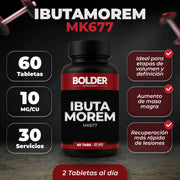 Ibutamorem 60 Tabletas 20mg 30 Servicios MK677 | Bolder