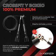 Cuerda para saltar con balero metálico cuerda para saltar master jump de bold tribe speed rope comba de salto 