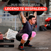 Rodilleras Legend 7mm Neopreno 100% Premium knee wraps crossfit powerlifting