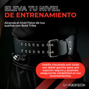 Cinturón Powerlifting Faja Gym Levantar Pesas Cinto Piel 6mm
