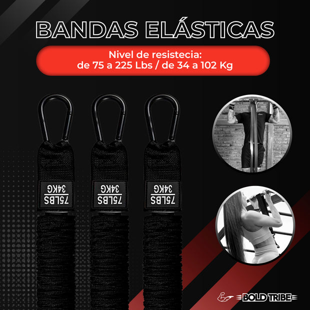 ligas de resistencia dominadas pull ups bandas de resistencia bold tribe bandas elasticas