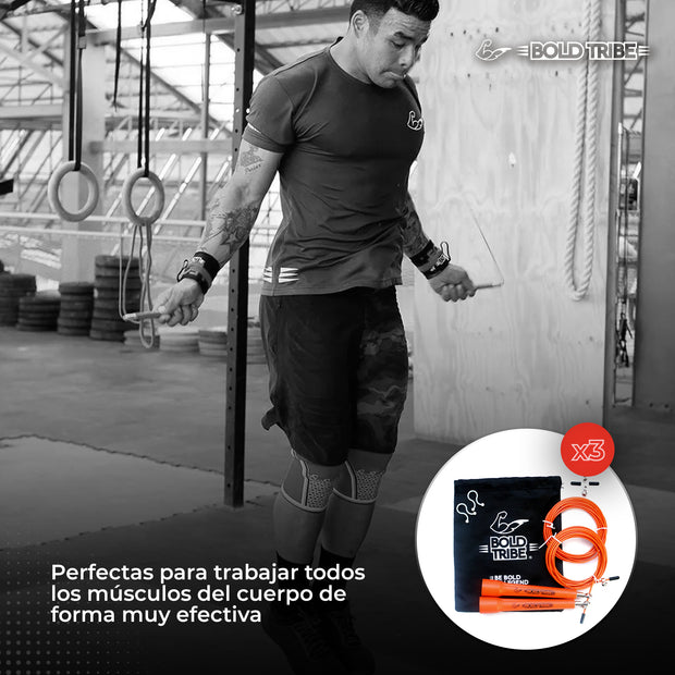Cuerda para saltar con balero metálico cuerda para saltar master jump de bold tribe speed rope comba de salto 