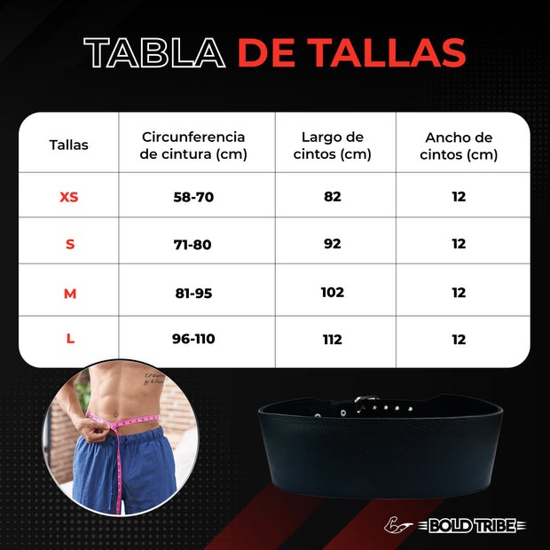 Cinturón Powerlifting Faja Gym Levantar Pesas Cinto Piel 6mm