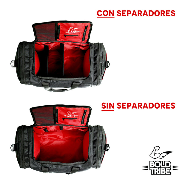 Mochila Deportiva Legend bag Maleta Viaje Grande Gym Entrenamiento Laptop Ropa Cámara Zapatos Hombre Mujer Repelente Agua 10 Espacios Para 3 Tenis 46 lts Legend Bag