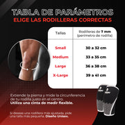 Rodilleras Legend 7mm Neopreno 100% Premium knee wraps crossfit powerlifting