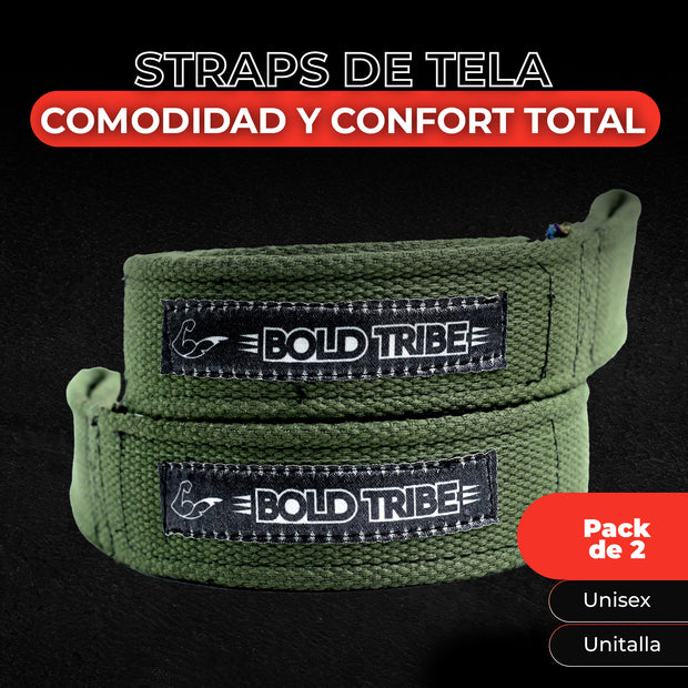 Straps Para Gym Correas Crossfit Pesas Peso Muerto Levantamiento Pesas Powerlifting Bold Tribe