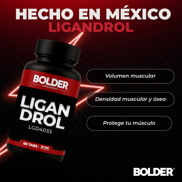 Ligandrol LGD-4033 | Aumento Masa Muscular | 60 Tabletas 30 Servicios 10mg | Bolder
