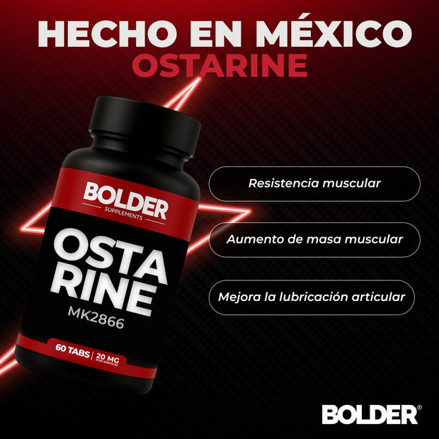 Ostarine MK2866 | Volumen Masa Magra | 60 Tabletas 30 Servicios 20mg | Bolder