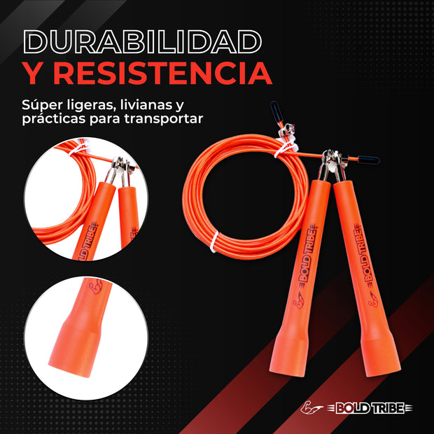 Cuerda para saltar con balero metálico cuerda para saltar master jump de bold tribe speed rope comba de salto 
