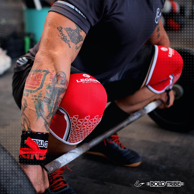 Rodilleras Legend 7mm Neopreno 100% Premium knee wraps crossfit powerlifting
