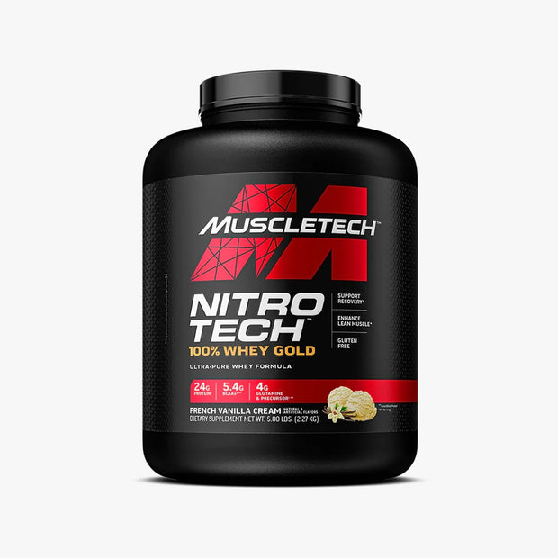 Proteína Polvo Muscletech Nitro Tech 100% Whey Gold 5.03 Lbs 69 Servicios