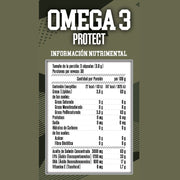 Omega 3 Protect Salmón Oil: Cápsulas a base de Aceite Puro de Salmón. Contiene: Ácido Eicosapentaenoico (EPA) y Docosahexaenoico (DHA). Ingredientes de origen natural. Contiene 90 cápsulas de 1000 mg cada una.