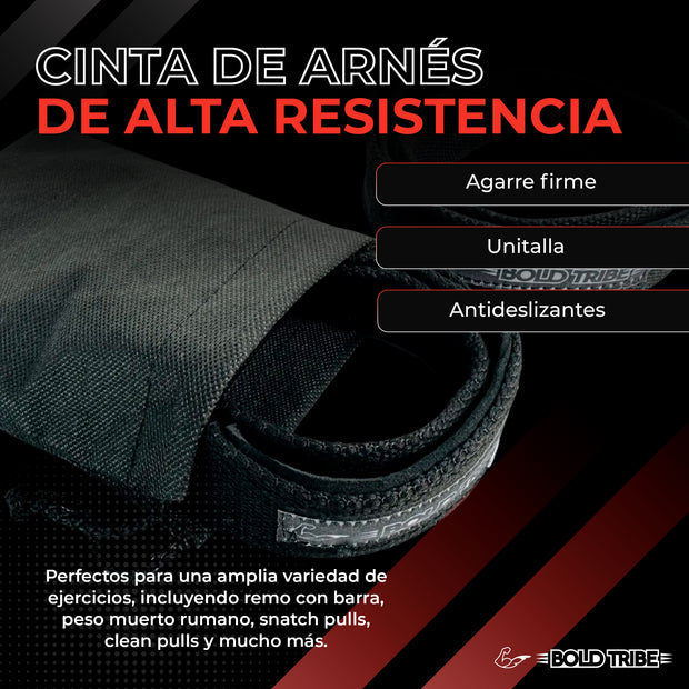 Straps Para Gym Correas Crossfit Pesas Peso Muerto Levantamiento Pesas Powerlifting Bold Tribe