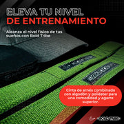 Straps Para Gym Correas Crossfit Pesas Peso Muerto Levantamiento Pesas Powerlifting Bold Tribe