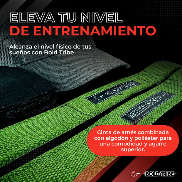 Straps Para Gym Correas Crossfit Pesas Peso Muerto Levantamiento Pesas Powerlifting Bold Tribe