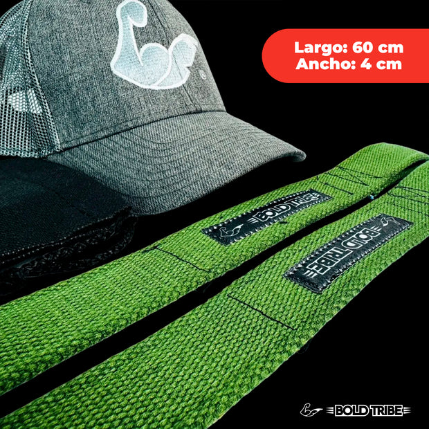 Straps Para Gym Correas Crossfit Pesas Peso Muerto Levantamiento Pesas Powerlifting Bold Tribe