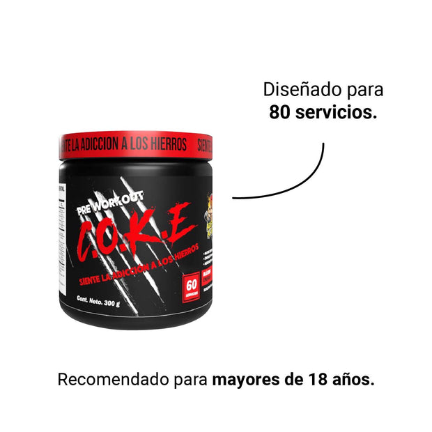 Coke + Clemb | Pre Entrenamiento 2 En 1 Con 60 Servicios