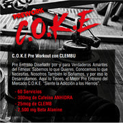 Coke + Clemb | Pre Entrenamiento 2 En 1 Con 60 Servicios