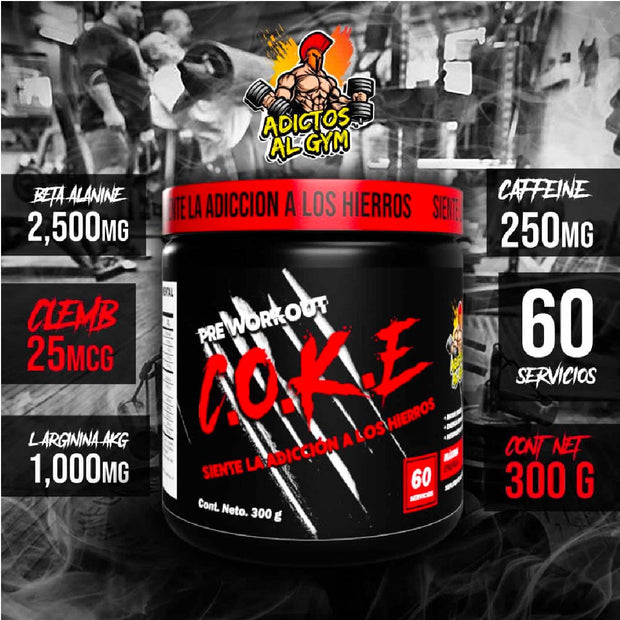 Coke + Clemb | Pre Entrenamiento 2 En 1 Con 60 Servicios