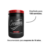 Creatina Monohidratada 100% Pura 500g 100 Servicios Premium