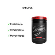 Creatina Monohidratada 100% Pura 500g 100 Servicios Premium