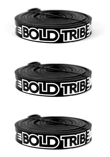 Set 3 Ligas Bandas Resistencia Negras #3 Calistenia