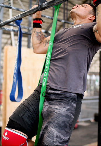 2 Ligas Bandas Resistencia Crossfit Pull Ups Verde #4