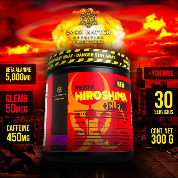 Preentrenador Pre Entreno Hiroshima Potencia Extrema Workout