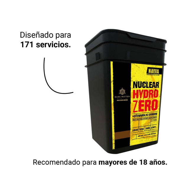 Nuclear Hydro Zero | Quemador de Grasa + Stenabolic 0 Carbs 171 Servicios