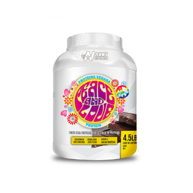 Peace And Love | Proteína Vegana + Curcuma 24g 2kg 58 Servicios