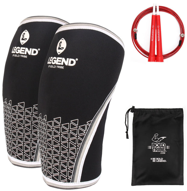 Rodilleras crossfit 7mm bold tribe rodilleras deportivas rodilleras para ejercicio gym entrenamiento kneepads