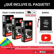 Paquete ligas de resistencia completo