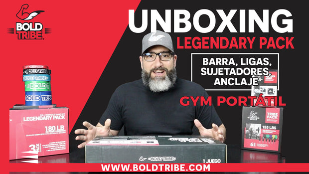 Set de Bandas de Ejercicio Para Entrenar Todo El Cuerpo - Legendary Pack